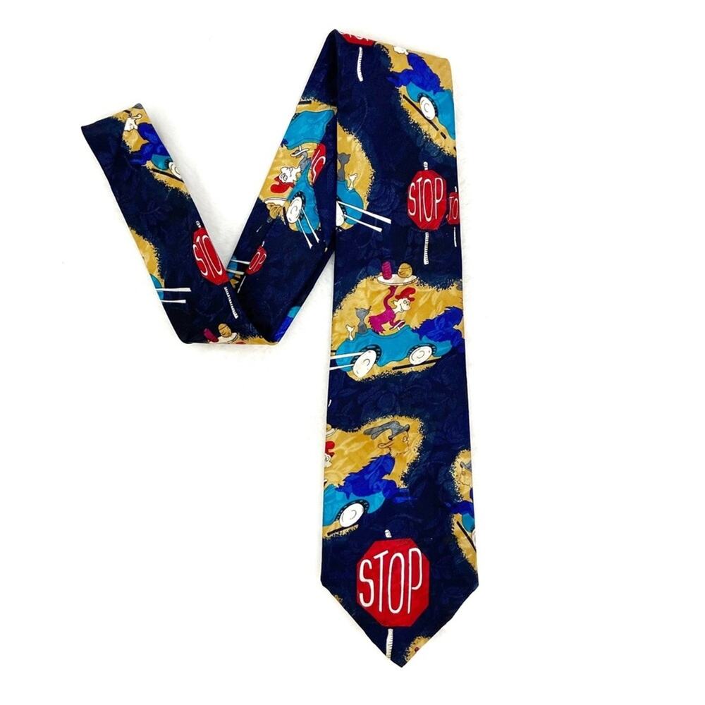Dr Seuss Green Eggs & Ham Tie By City One Storybook Teacher Dad Gift Collectible